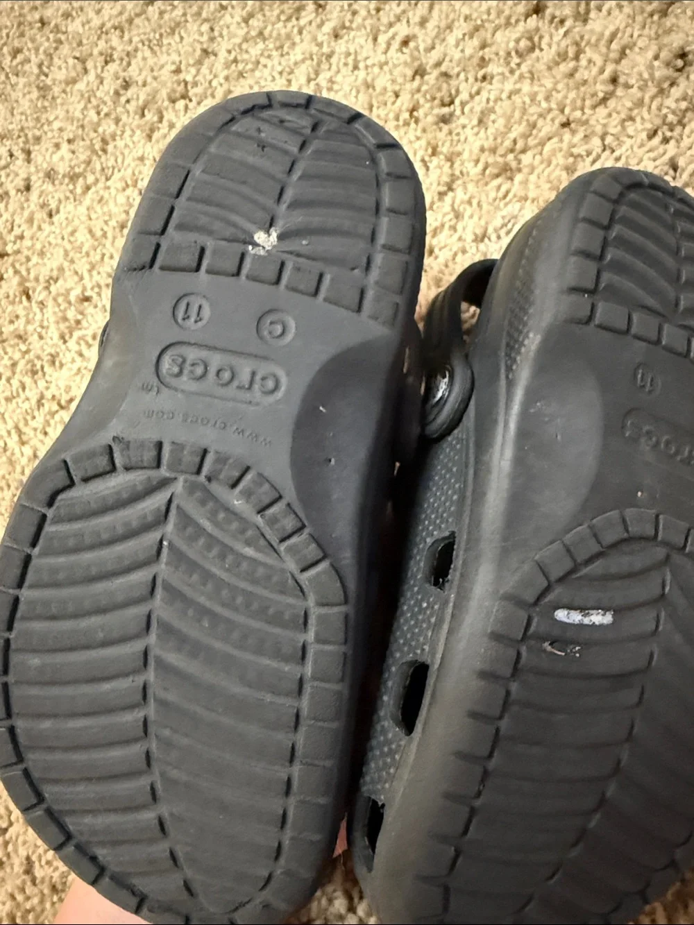 CROCS Kids Black Classic Clog Sandals
